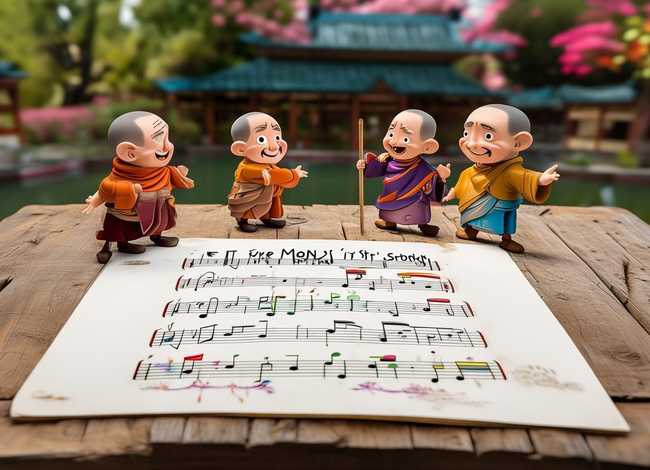 三个和尚的故事儿歌、三个和尚的故事儿歌简谱