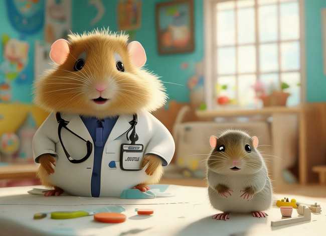 仓鼠医生儿童故事、仓鼠的儿科医生
