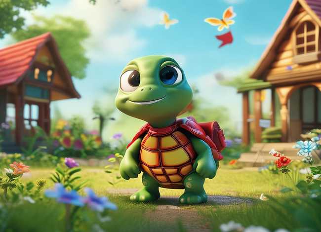 儿童故事小乌龟上学记、小乌龟上幼儿园的故事视频