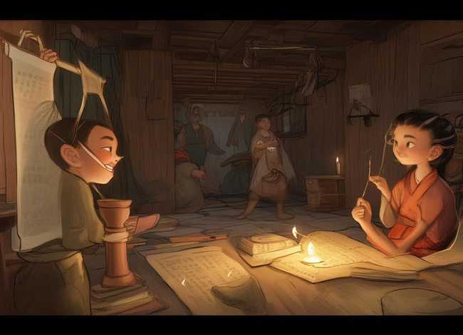 儿童故事悬梁刺股带拼音版，悬梁刺股带拼音的故事