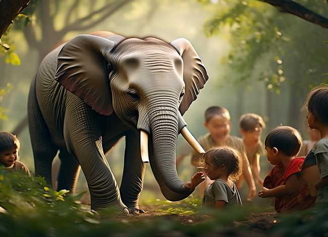 故事36岁儿童大象 - 大象幼儿故事 故事36岁儿童大象 - 大象幼儿故事