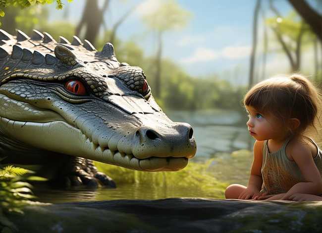 儿童故事鳄鱼的眼泪听力 鳄鱼的眼泪这个故事给我听