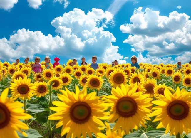 向日葵儿童故事全集；关于向日葵的故事集