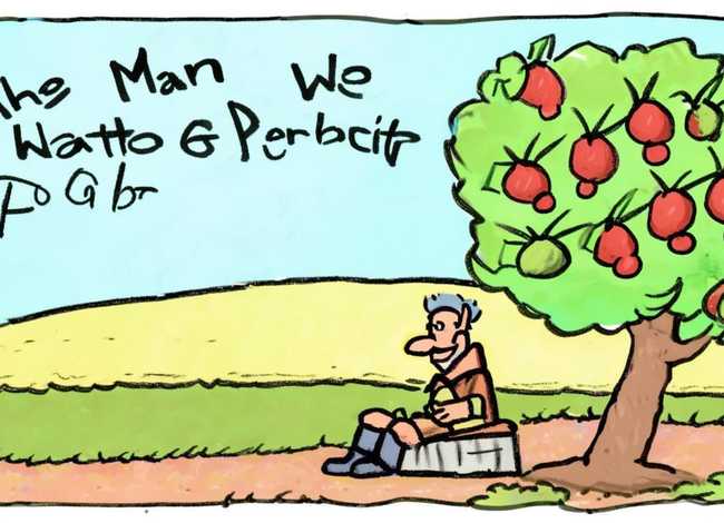 寓言故事儿童画守株待兔，守株待兔寓言故事手抄报简笔画