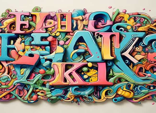 英语插画，英语插画图大片的包括英文字母