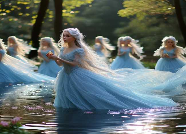 儿童故事七个天鹅 七个天鹅公主的故事