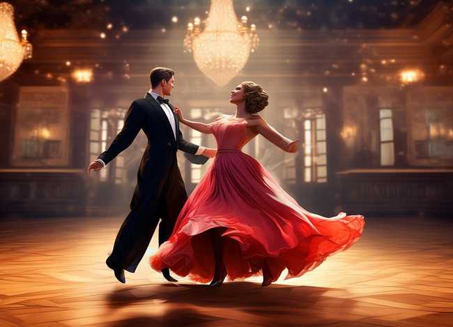 国标舞动画片；国标舞动画图片