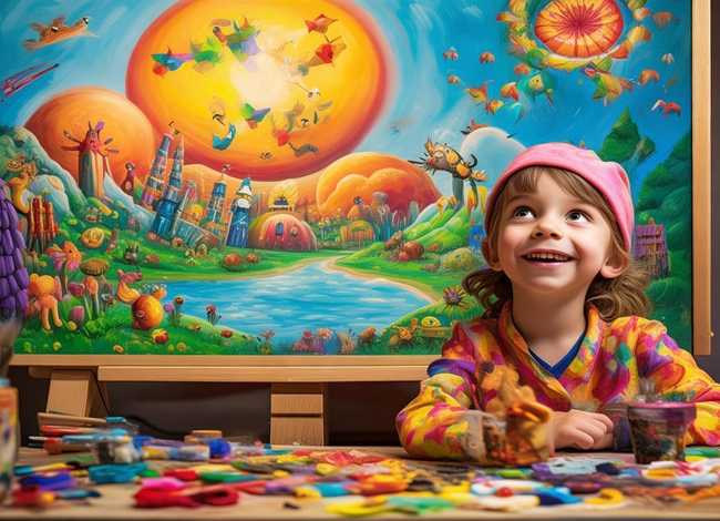 儿童绘画叙事故事 - 绘画幼儿故事