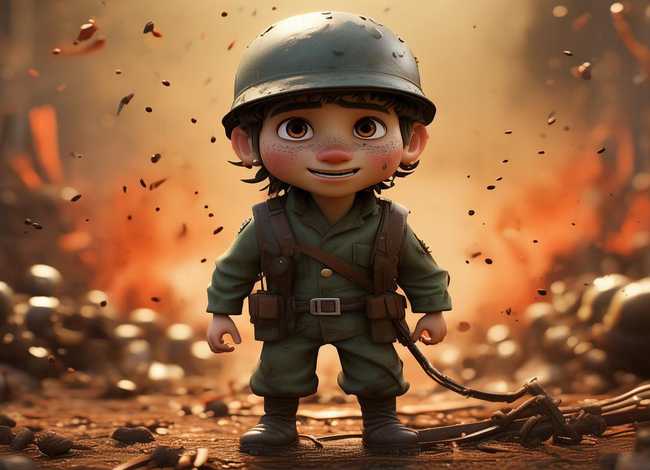 小兵的故事短视频；小兵的故事短视频素材