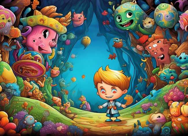 儿童故事截图版（儿童故事图文版）