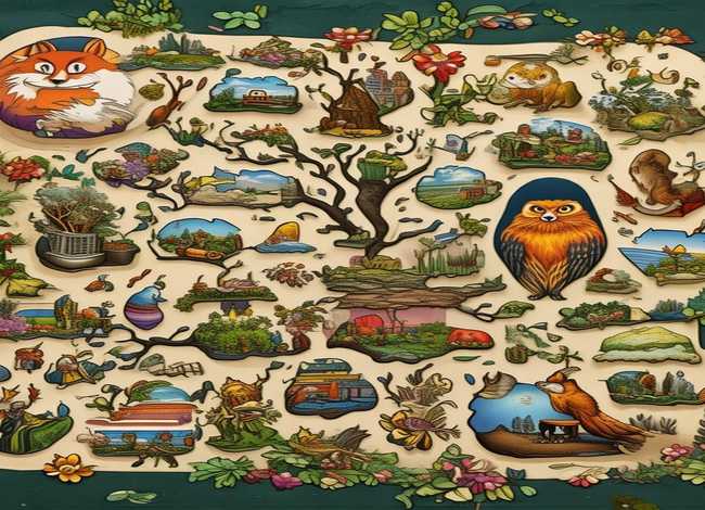 寓言故事的思维导图图片，寓言故事的思维导图图片大全