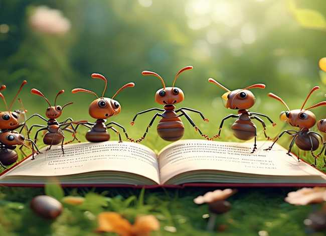 蚂蚁的故事绘本带拼音（蚂蚁的故事绘本带拼音图片）