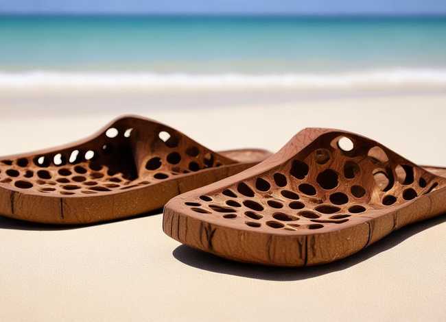 椰子洞洞拖鞋；椰子拖鞋洞洞鞋