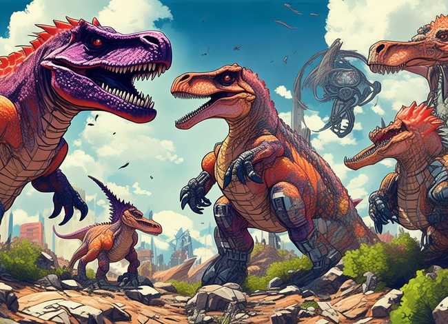 变形金刚恐龙简笔画（变形金刚恐龙简笔画视频）