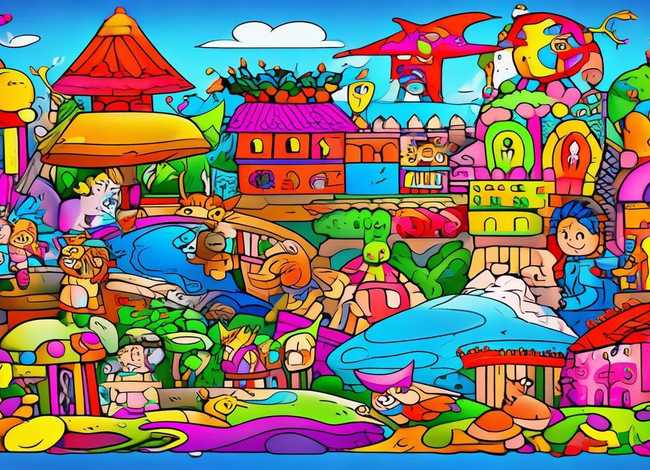 儿童故事插画连环画，少儿故事连环画