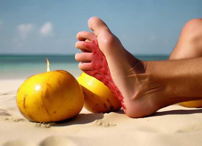 椰子拖鞋烧脚；椰子拖鞋烧脚怎么办