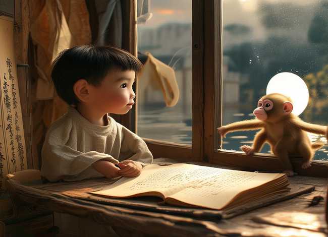 中国古代寓言故事小学生，中国古代寓言故事小学生猴子捞月读书笔记
