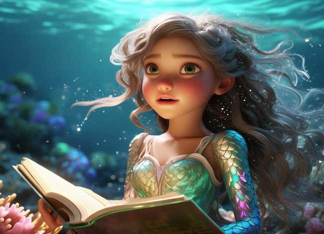 儿童故事美人鱼朗诵，朗读美人鱼的故事
