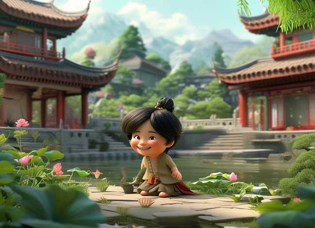中国传统经典儿童故事图片，中国经典传统儿童故事