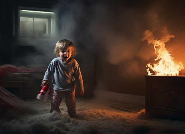 火灾的幼儿故事、发生火灾的幼儿故事