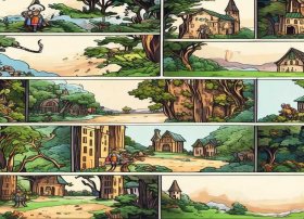 欧洲民间故事简笔画连环画，欧洲民间故事简笔画连环画图片