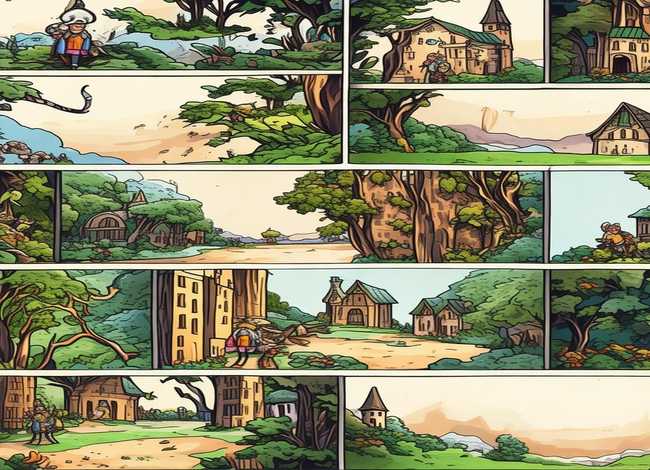 欧洲民间故事简笔画连环画，欧洲民间故事简笔画连环画图片