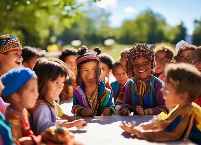 民族团结故事儿童连环画；民族团结小故事简笔画