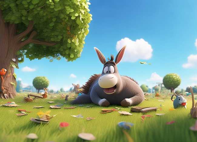 懒惰的驴子儿童故事（幼儿故事懒惰的驴子）