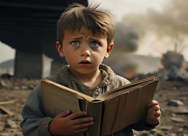 战争中儿童的故事50字、战争中的儿童资料
