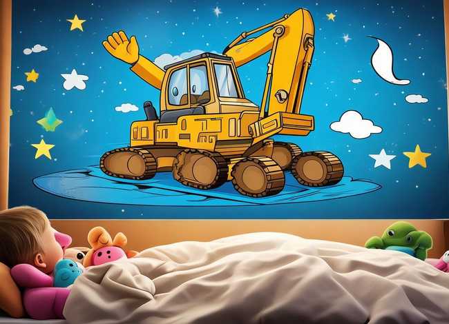 挖掘机的故事儿童睡前故事朗读 关于挖掘机的睡前故事 挖掘机的故事儿童睡前故事朗读 关于挖掘机的睡前故事