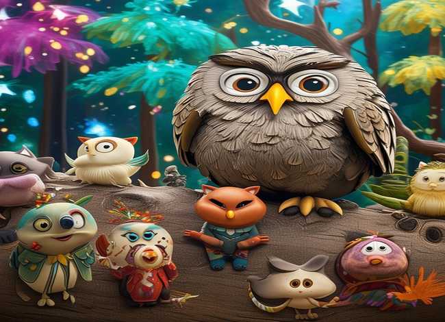 儿童寓言故事卡通画 - 寓言故事幼儿画