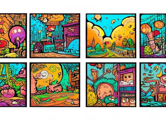 四格小故事图片简笔画（四格小故事图片简笔画彩色）