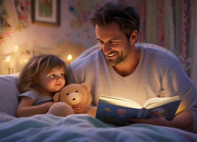 宝宝故事爸爸讲；爸爸给宝宝讲睡前故事