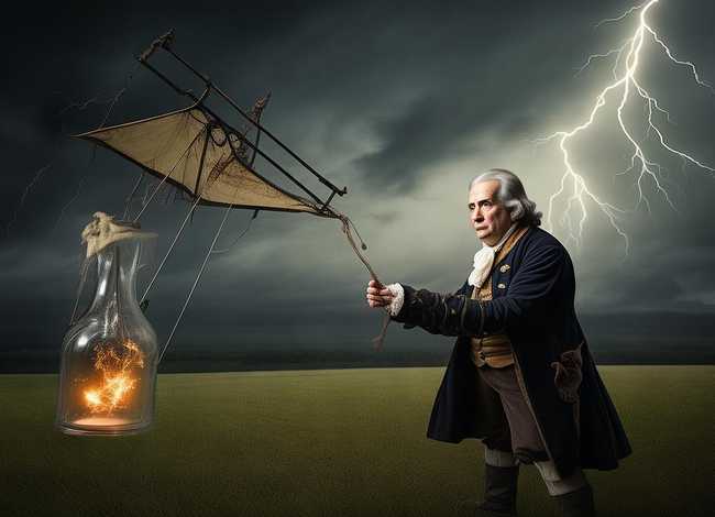 富兰克林风筝取电的故事（富兰克林用风筝收集电的故事）