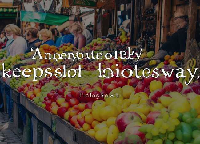 带水果的英语谚语 - 带水果的英语谚语大全