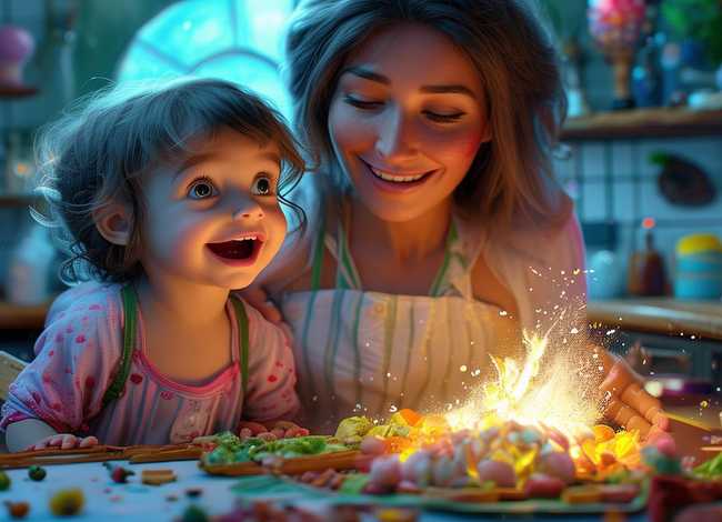 儿童故事妈妈的魔法菜谱；妈妈的魔法菜谱绘本故事