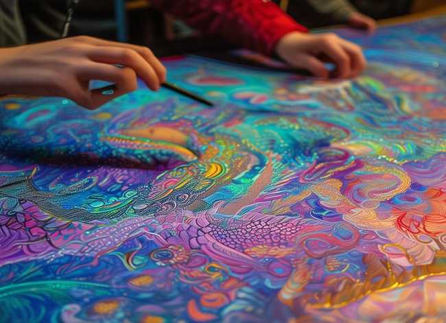 童话故事创意画、童话故事创意画8k纸