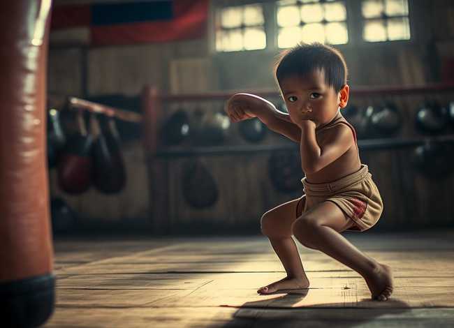泰拳 儿童；泰拳儿童