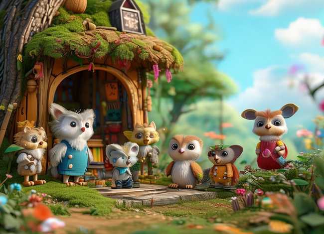 一年级童话故事画(一年级童话画画) 一年级童话故事画(一年级童话画画)