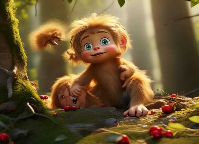 和小猴有关的儿童故事 - 有关小猴子的幼儿故事