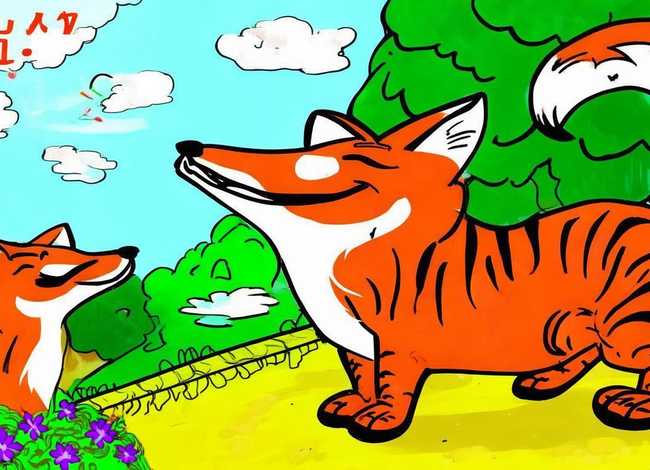 寓言故事狐假虎威手抄报怎么画、寓言故事狐假虎威手抄报怎么画好看