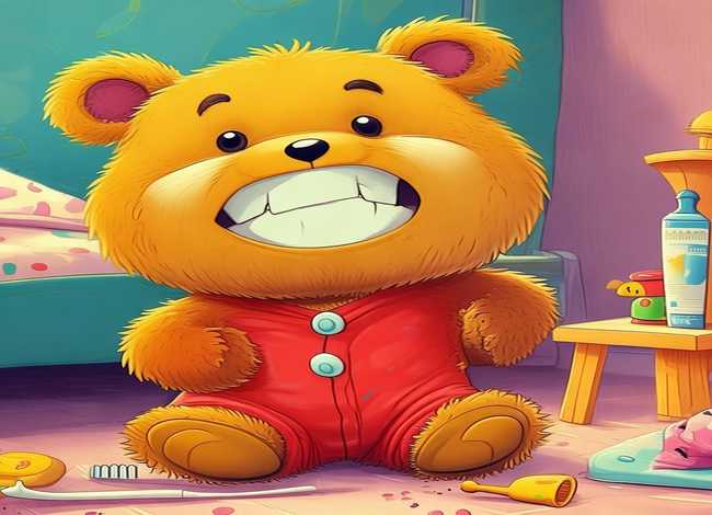 儿童故事电子书（《小熊不刷牙》的故事）