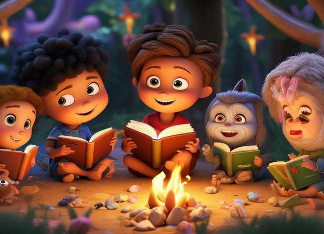 儿童故事四人组 四个人的幼儿故事