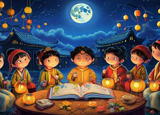 儿童中秋节古诗大全300首；中秋节少儿古诗