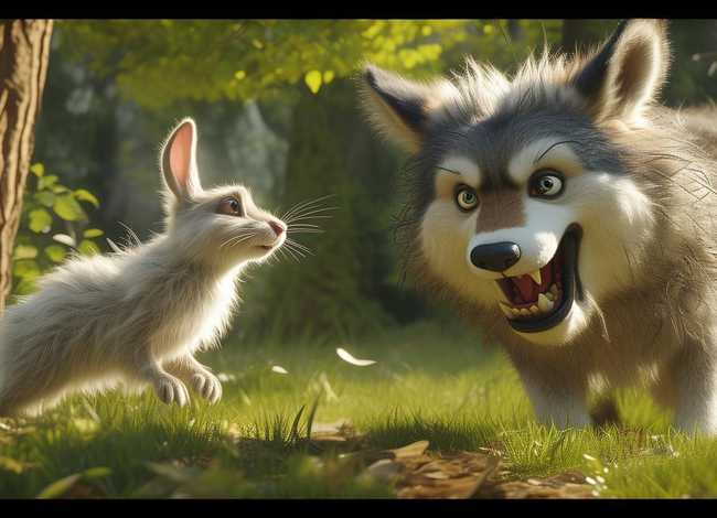 儿童故事大全一年级大灰狼（小学一年级大灰狼和小兔子的故事大全）