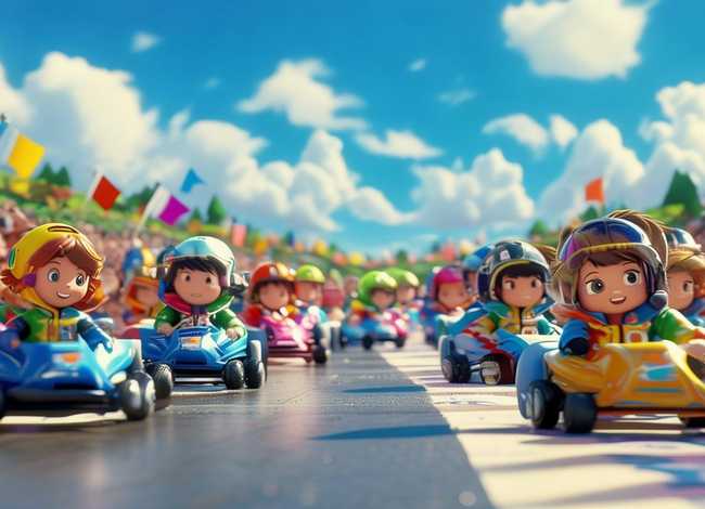 赛车比赛故事幼儿（赛车比赛故事幼儿版）