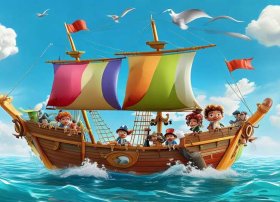 幼儿学习故事海盗船；关于海盗船的幼儿故事