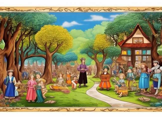 讲文明童话故事；讲文明故事手抄报