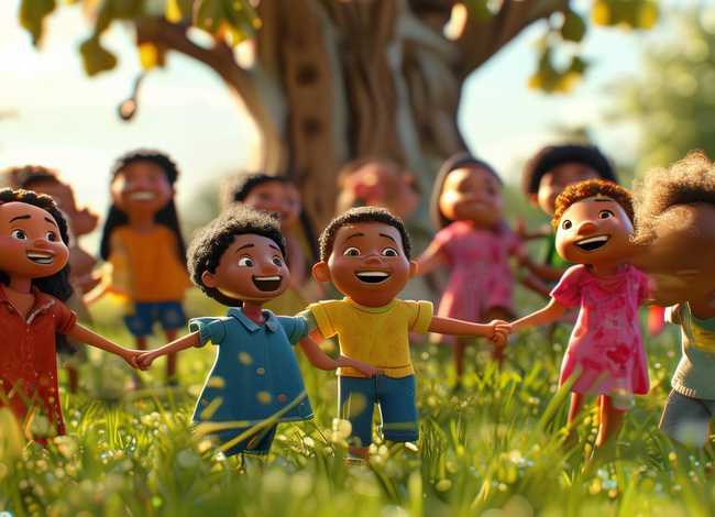 团结友爱的故事有趣，团结友爱的故事有趣作文