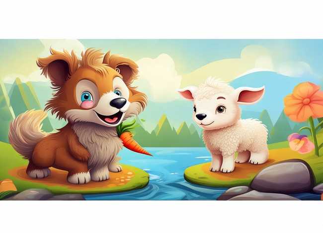 狼和小羊幼儿故事；狼和小羊的故事幼儿园